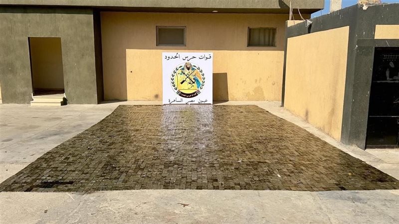 جانب من مضبوطات قوات