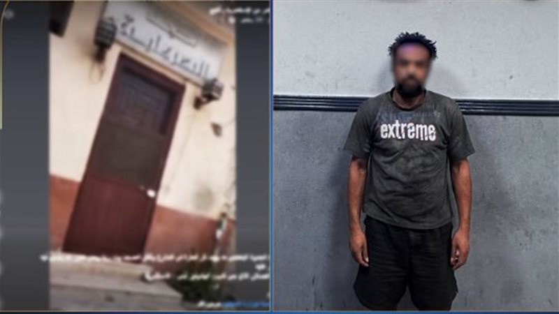 فيديو شاب يمنع المصلين