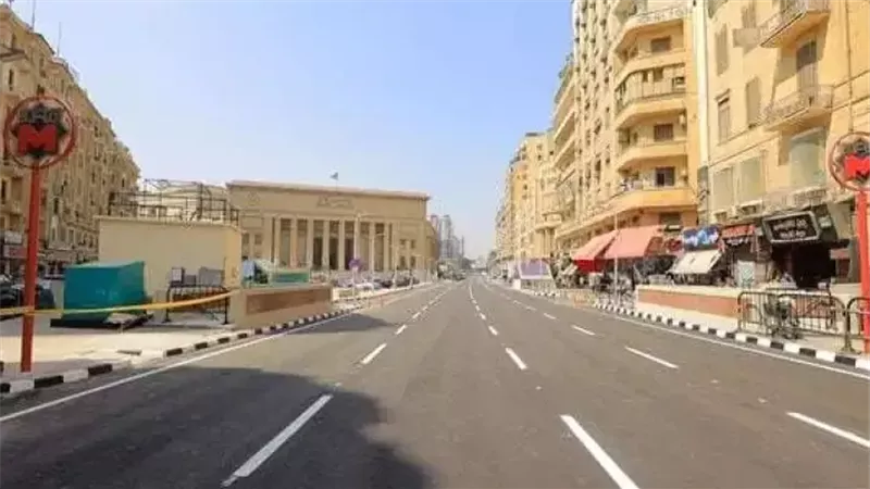 غلق شارع 26 يوليو