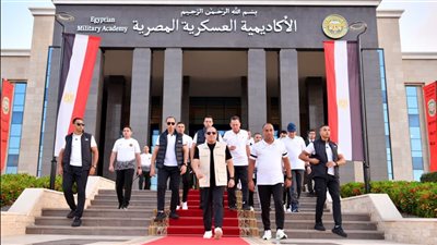 بالصور، رسائل الرئيس السيسي خلال جولته التفقدية للأكاديمية العسكرية المصرية 