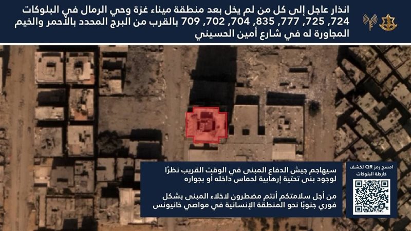تحذير من جيش الاحتلال