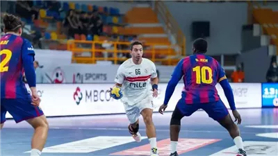 برشلونة يكتسح الزمالك في كأس العالم للأندية لكرة اليد
