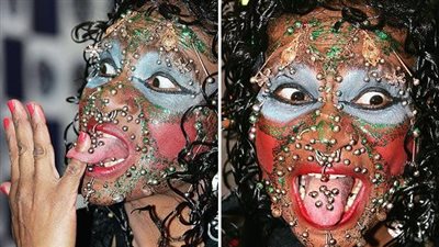 الفنون جنون، إيلين ديفيدسون تدخل موسوعة جينيس بـ 15 ألف ثُقب (صور)