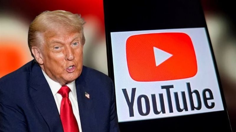 يوتيوب يدفع لترامب
