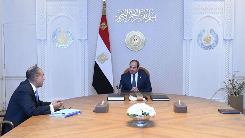 الرئيس السيسي ووزير