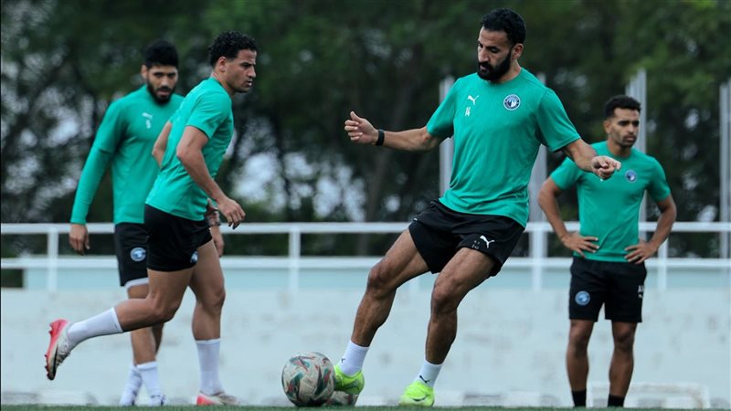 جانب من مران بيراميدز