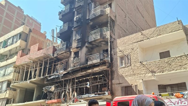 حادث حريق عمارة