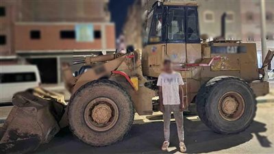 اعترافات المتهم بقيادة لودر 