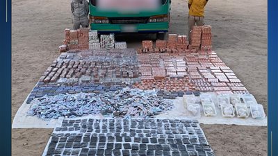 الداخلية تحبط تهريب 195 كيلو مخدرات و500 ألف قرص بقيمة 108 ملايين جنيه في مطروح