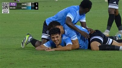 محمود صلاح يسجل هدف التعادل لـ غزل المحلة في شباك الزمالك