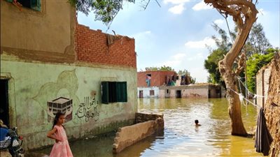 بعد ما حاصرتهم مياه النيل، شوف أهالي قرية بأشمون عملوا إيه عشان ياكلوا (شاهد بالفيديو)