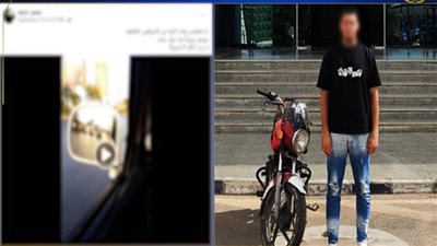 بسبب الركنة، ضبط  قائد دراجة طارد مالك سيارة لإجباره على دفع مبلغ مالي