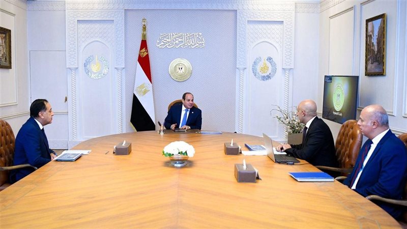 الرئيس السيسي يجتمع