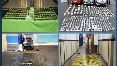 ضبط بؤر إجرامية لتجار المخدرات بقيمة قرابة (109) ملايين جنيه