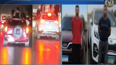 والسير برعونة، ضبط قائدي سيارتين عرضا 4 أطفال للخطر بالقليوبية