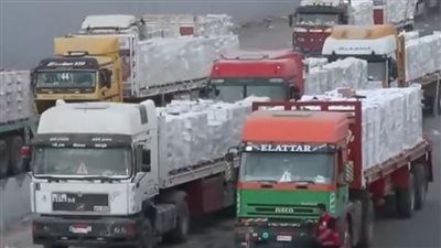 القافلة الـ 47 من زاد العزة تتحرك نحو غزة 