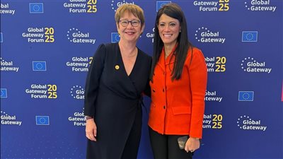 رانيا المشاط: قطعنا شوطًا كبيرًا في استثمارات الطاقة المتجددة مع البنك الأوروبي 