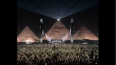 حفلة الأهرامات للكبار فقط، فرقة أنيما Anyma تبهر جمهورها بالدي جي ونهاية جينيسيس