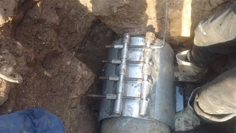 صورة إصلاح كسر خط