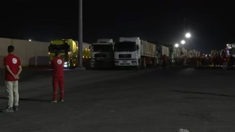قافلة المساعدات المصرية