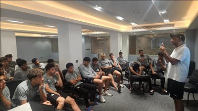 محاضرة عن الإنعاش القلبي للاعبي منتخب مصر قبل كأس العالم