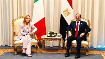 فور عودتها لروما، ميلوني تكشف عن كواليس لقائها بالرئيس السيسي