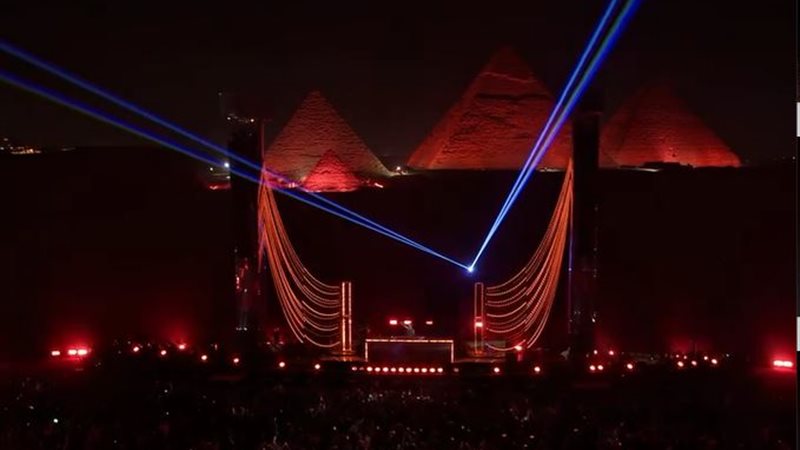 صور حفل الاهرامات