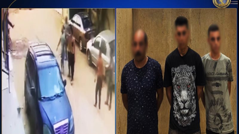 مشاجرة بالحجارة
