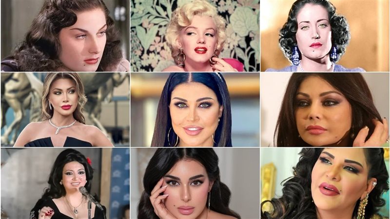 الفنانات أصحاب الشامات،