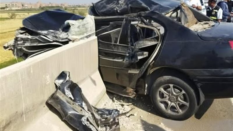 حادث طريق شبرا بنها