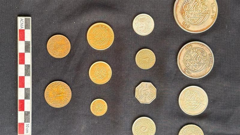 اكتشاف عملات تاريخية