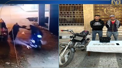  بإسلوب المغافلة، ضبط سارقي حقيبة من سيدة بطنطا