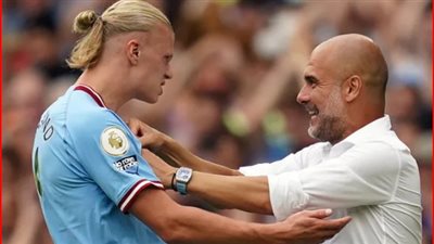 بعد فوز السيتي بثنائية.. جوارديولا: هالاند كان بإمكانه تسجيل خمسة أهداف أمام إيفرتون