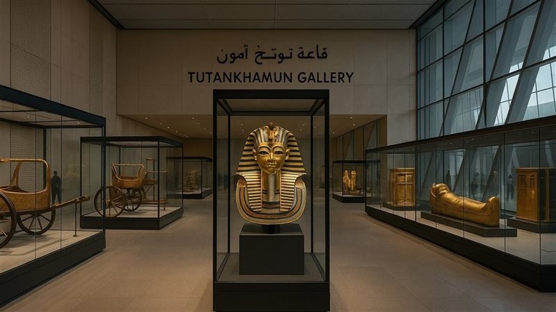 قاعة الملك توت عنخ