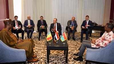 وزير الخارجية يعقد لقاءً ثلاثيًا مع نظيريه المالي والبوركيني 