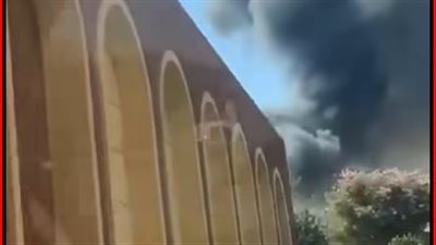 حريق هائل يلتهم مخزن مبيدات زراعية بالتجمع (صور)