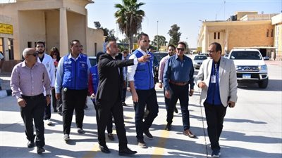 نائب وزير الصحة يتفقد ميناء رفح البري بمحافظة شمال سيناء (صور)
