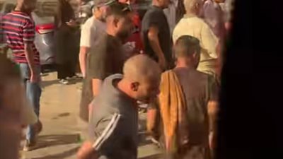  انقلاب ميكروباص من أعلى كوبري سوق السيارات بشارع أحمد الزمر (صور)