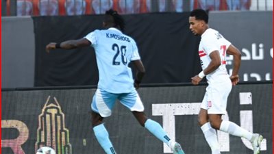الزمالك يتقدم على ديكيداها بهدف الجزيري في الشوط الأول بالكونفدرالية