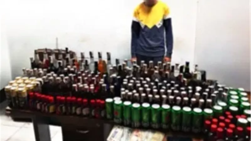 ضبط بائع مشروبات
