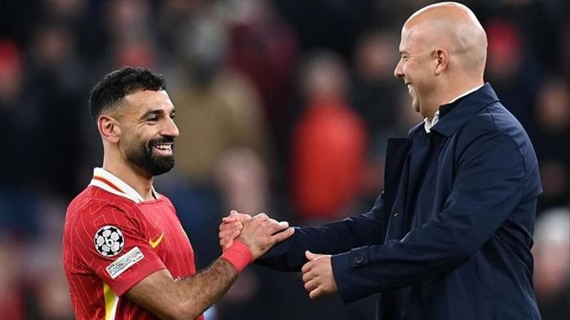 محمد صلاح وأرني سلوت