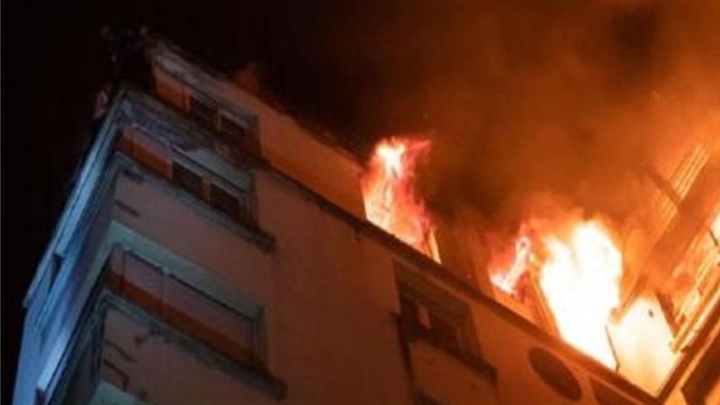 حريق شقة سكنية بمنطقة
