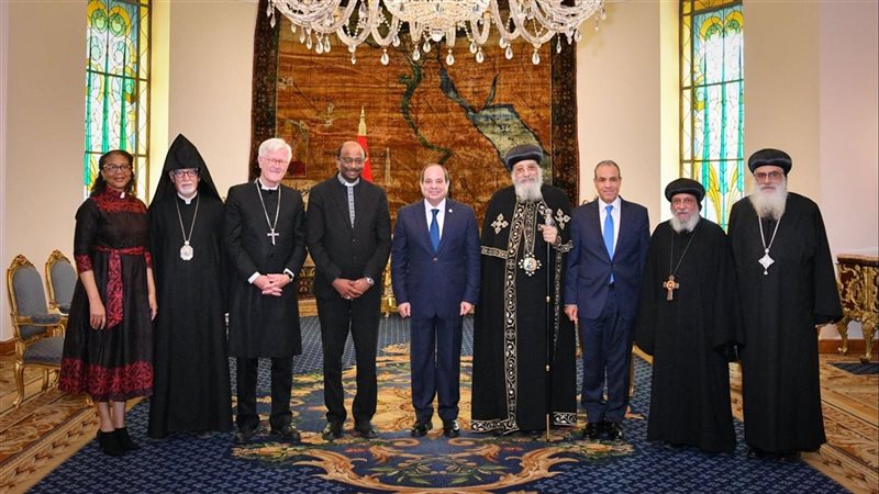 الرئيس السيسي يستقبل اليوم وفد مجلس الكنائس العالمي 