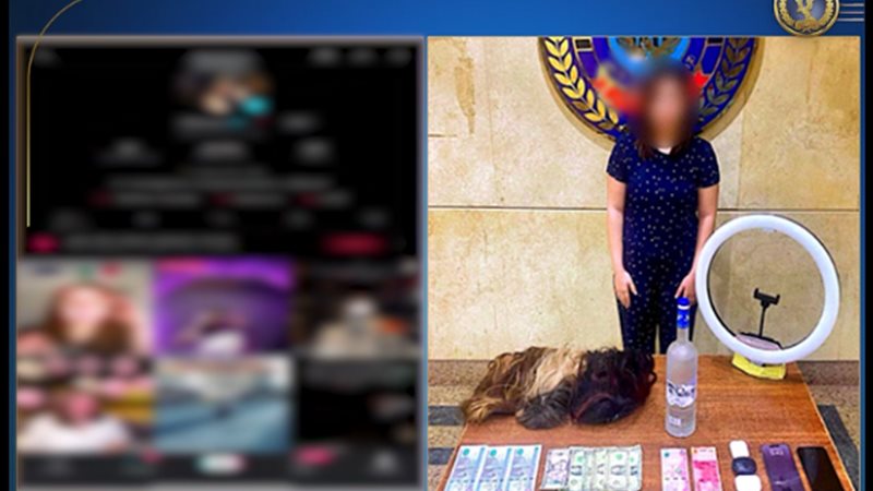 ضبط صانعة محتوى بالقاهرة لنشرها فيديوهات منافية للآداب