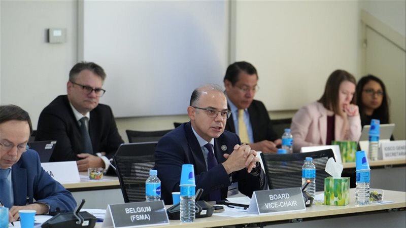 رئيس الرقابة المالية في اجتماع (IOSCO) و(FSB)