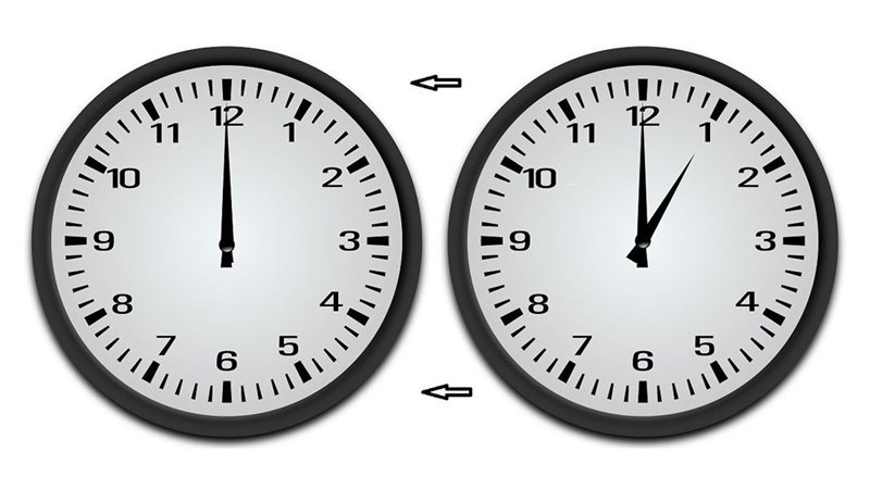 تغيير الساعة التوقيت