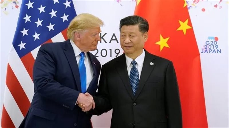 ترامب والرئيس الصيني 