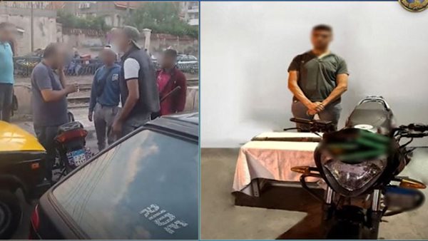 القبض على قائد دراجة نارية لتعديه على سائق سيارة بالإسكندرية