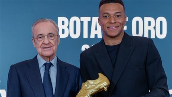  كيليان مبابي مع رئيس ريال مدريد