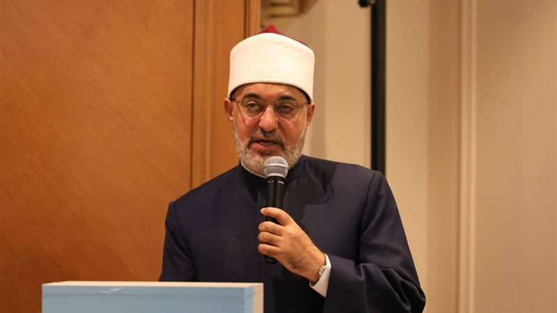 جانب من كلمة مفتي الجمهورية اليوم